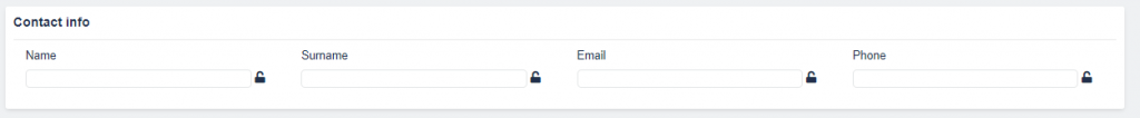 contact info