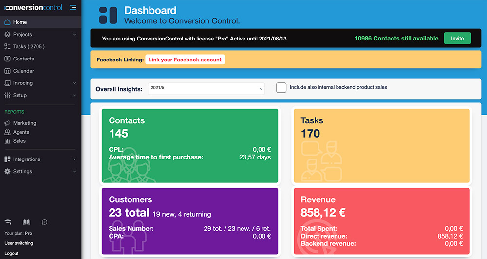 dashboard-ConversionControl-read-the-Dashboard-data